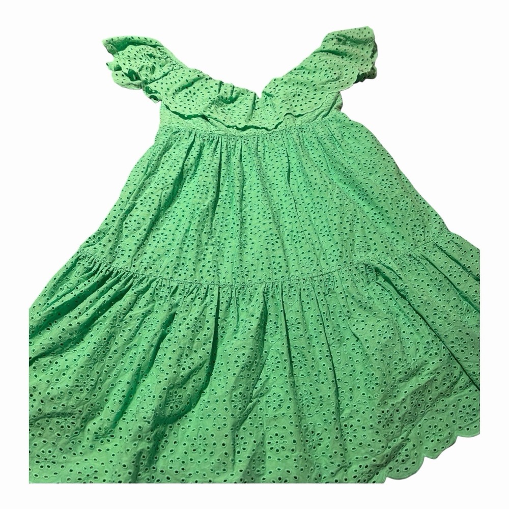$238 Lilly Pulitzer ASTERIA DRESS Cabana Green Daisy Dreams EYELET 8 Dress - Picture 7 of 16